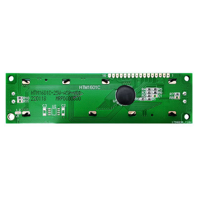 MCU इंटरफ़ेस HTM1601C के साथ मोनोक्रोम कैरेक्टर LCD मॉड्यूल 1X16