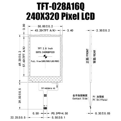 2.8 इंच ST7789V SPI TFT मॉड्यूल, सनलाइट रीडेबल TFT डिस्प्ले IPS