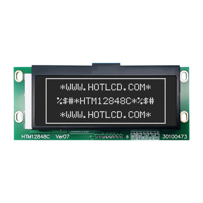 SPI इंटरफ़ेस HTM12848C के साथ 128x48 मैट्रिक्स ग्राफ़िक LCD मॉड्यूल
