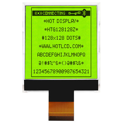 128X128 ग्राफिक COG LCD मॉड्यूल SSD1848 STN-ग्रे डिस्प्ले HTG128128Z