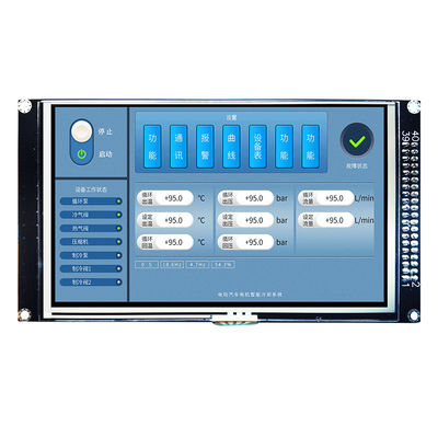 एलसीडी नियंत्रक बोर्ड के साथ 5.0 इंच 800x480 आईपीएस प्रतिरोधी टीएफटी मॉड्यूल पैनल