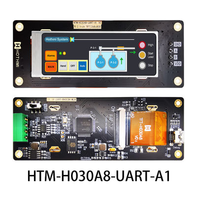 3.0 इंच यूएआरटी टीएफटी एलसीडी 268x800 एलसीडी नियंत्रक बोर्ड के साथ टीएफटी मॉड्यूल पैनल प्रदर्शित करें